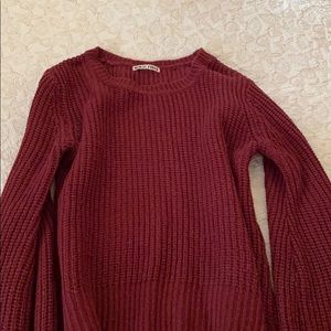 Burgundy Sweater